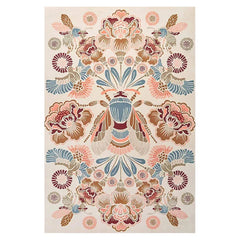 Light Luxury Cloakroom Carpet Home Non-slip Mat Large Area Bedroom Decor Washable Rug European Retro Carpets for Living Room