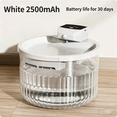 3L Automatic Wireless Pet Water Fountain Circulate Filter Silent Pet Water Bowl Stainless Steel ABS PET for Cats Dogs Dispenser