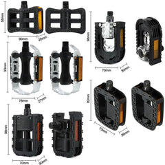 E-bike Folding Pedals Anti-slip Refitting Platform Pedal Scooter Parts Electric Bicycle Accessories Cycling Supplies Alloy