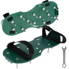 Lawn Aerator Shoes Manual Lawn Aerator with Spike Adjustable Spiked Aerating Sandals Reusable Plastic Lawn Aerator Sandals Lawn