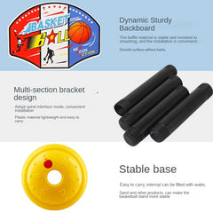 Kids Basketball Stand Adjustable Height 52-115cm Basketball Hoop Indoor Outdoor Sports Fitness Exercise Toys for Children Gifts