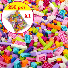 1000 Pcs Parts 500 Pieces Creative Designer DIY Toys Boy Girl Friend Model Building Blocks MOC Classical Bricks Christmas Gift
