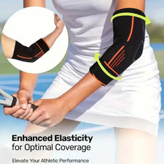 1pc/2pcs Nylon Elbow Compression Sleeve, Elastic Tennis Elbow Braces For Tendonitis, Arm Supports Golfer Elbow Support