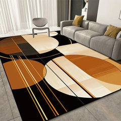 Large Geometric Carpets for Living Room Decoration Sofa Large Area Home Rugs for Bedroom Soft Non-slip Mat for Children