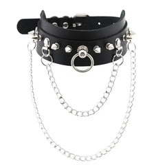 1pc Harajuku Gothic Spike Rivet Star Necklaces Collares Hip Hop Rock