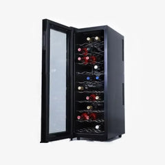 Freestanding Wine Cooler Beverage Fridge Glass Door Outdoor Refrigerator Electric Cabinet for Home Bar Patio Drink Storage