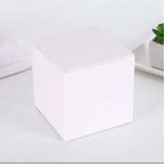 20/50/80Pcs Multi Size Square Kraft Gift Box Black White Brown Fold Packaging Gift Box Proposal Box For Bridal Birthday Party