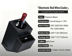 Portable House hold Wine Cooler Chiller Fast Cooling Wine Barrel Outdoor Chilling Mini Wine Box Refrigerated Barrel