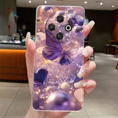 For Tecno Spark 30C Case kl5 kl5n Aesthetic Butterfly Flower Clear Soft Silicone Back Cover Techno Spark 30C Phone Case k15 k15n