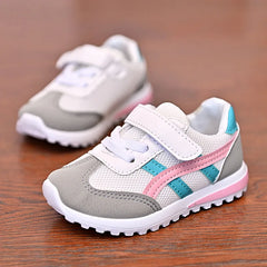 Children's Popular Outdoor Sports Shoes Children Breathable Mesh Running Shoes Baby Comfortable Sports Shoes Boys Casual Sneaker