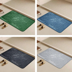 Absorbent Non-Slip Bathroom Rug Memory Cotton Bathrooms Floor Rugs