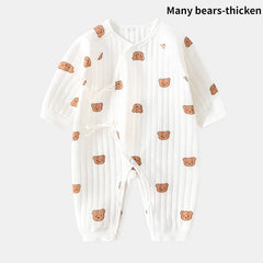 Bear Newborn Baby Clothes New Born Baby Jumpsuit for Boys Girls Cotton Toddler Rompers with Hat Bebe Outfits One-Piece Pajamas