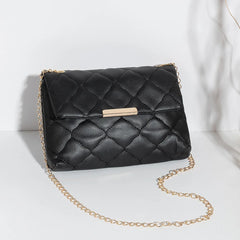 Diamond Lattice Women Shoulder Bag Female Embroidered Luxury Small Square Bag PU Leather Crossbody Bags Handbag Purses Phone Bag