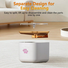 3L/101.45oz pet water fountain, suitable for cats and dogs, with automatic fountain and filter, quiet water circulation system,