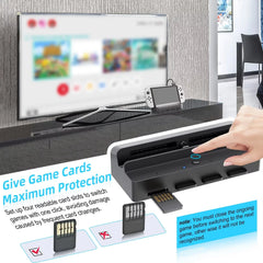 For Nintend Switch 7 In 1 Game Card Reader Switch For Switch OLED Screen Mirroring Base, Supports One-Click Switching of Games