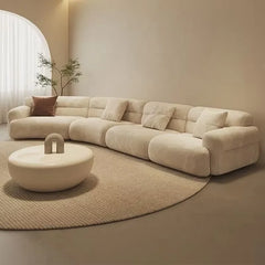 Factory Wholesale Modern Nordic Simple Velvet Fabric Sofa Suitable for Large Family Fabric for Modern Living Room
