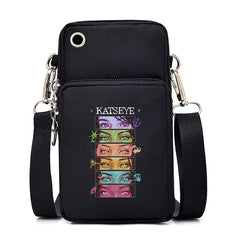 Funny Katseye Hip Hop Small Shoulder Bags Women Men Harajuku Katseye Mini Mobile Phone Bags 2026 New Purses Crossbody Bags Gifts