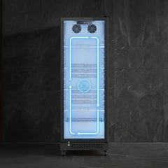Commercial Upright Beverage Refrigerated Display Cabinet Refrigerator and Freezer Fresh-Keeping Vertical Single Door
