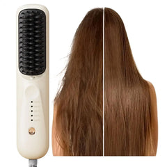 5-Mode Heating Hair Straightening Brush Negative Ion Multi-Temp Brush