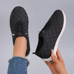 Spring new women's sports shoes, fashionable, breathable, lightweight, non-slip, wear-resistant, casual sports shoes, flat shoes