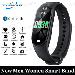 M7 Smart Band Watch Men Women Silicone Heart Rate Smart Band Varied Dial Fitness Tracker Fitness Sport Bracelet For Android HW12