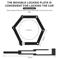 RIDERACE Foldable Bicycle Lock Portable High Security Anti-Theft MTB Bike Scooter Electric E-Bike Road Cycling Chain Locks
