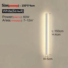 Waterproof Wall Light Outdoor Garden Wall lamps LED Lights Modern Nordic  Living Room TV Background IP65 110/220v Wall washer