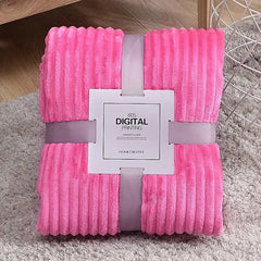 Soft Adult Cover Coral Fleece Blanket On The Sofa Thickened Winter Bed Blanket Warm Stitch Fluffy Bedspread Plaid Sofa Bedroom