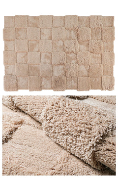 New Simple Cream Style Living Room Carpet Thick Fluffy Soft Bedroom Rug Simple Art Design Girl Room Carpet Decor Winter Warm Mat