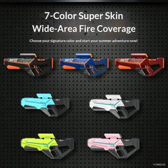 Electric LED Water Gun Automatic Water Suction Large-capacity Continuous Water Spray Summer Game Interaction Children's Gift