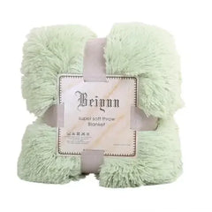 80x120cm Soft Fluffy Shaggy Warm Bed Sofa Bedspread Bedding Sheet Throw Blanket Travel Patchwork Bedspread