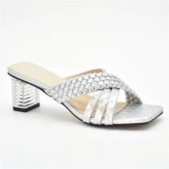 Latest Ladies Shoes and Sandals Plus Size Women Shoes 43 High Heels Sexy Elegant Slip on Closed Toe Heels Women Party Pumps