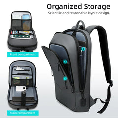 Heroic Knight Laptop Work Backpack Slim Men Waterproof Multifunctional 15.6"17" Business Trip Backpack Fashion Male School Bag