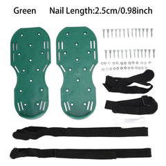 Garden Nail Shoes,Grass Loose Soil Tool,2.5/4.2cm Long Nail,Anti-Slip Lawn Aerator Grass Spikes Shoes for Aerating Lawn Soil