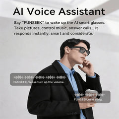 4K Camera Glasses with AI Smart Features That Support Real-Time Translation And Object Recognition, Open-Ear Audio, Ultra-Light Design, And Up to 8 Hours of Battery Life for Outdoor Cycling, Work, Travel