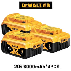 100% Original Dewalt 20V 6000mah Power Tool Battery Dcb206 Dcb205