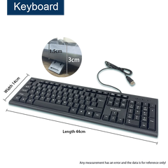 MANMU Office Wired Keyboard Gaming High Quality Keyboard And Mouse Set Keyboard Gaming Setup