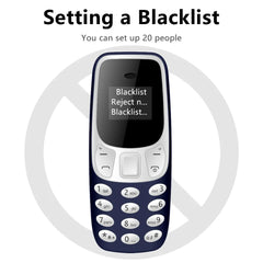 SERVO BM10 Mini Feature Phone Dual SIM Dual Standby Voice Dialing Low Radiation Mp3 Player With Earhook Pocket Cellular Phone