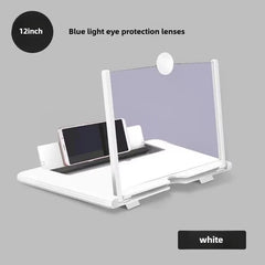 Phone Screen Magnifier 3D HD Tabletop Enlarger Cell Phone Magnifier for Seniors Video Watching Movie Night Home Travel Break