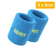 AOLIKES 1 Pair Sweatbands Sports Wristband for Men & Women - Moisture Wicking Athletic Sweatband for Tennis, Basketball, Running