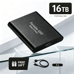 1TB Portable SSD 2TB External Hard Drive USB 3.1 High Speed Mobile Data Storage for Laptop Mac PC Compact Durable Use