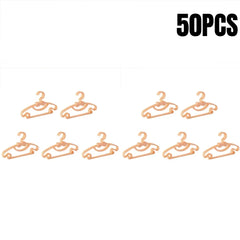 5-50Pcs Baby Hangers Plastic Kids Clothes Storage Hanger for Nursery Children Hangers Toddler Infant Portable Coats Home Rack