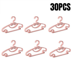 5-50Pcs Baby Hangers Plastic Kids Clothes Storage Hanger for Nursery Children Hangers Toddler Infant Portable Coats Home Rack