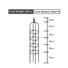 Plant Climbing Supporter Climbing Plant Support  Frame Outdoor Flower  Vines Pot Stand Garden Climbing Frame Indoor Floral Decor