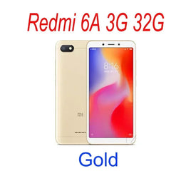 Global Rom Original Xiaomi Redmi 6A 2GB 16GB 3GB 32GB 4G Smartphone Wholesale Xiaomi Mobile Phones Unlocked Android Google Play