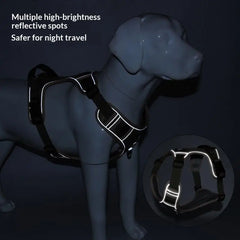 Dog Harness Reflective Midium Large Dogs Tactical Vest Adjustable Harness Oxford Cloth Vest Training Hound Pet Accessoires