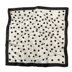 2026 Dot Print Square Scarf For Women Silk Shawl Neckerchief Female Hair Bands Head Wraps Headband Foulard Satin Hijab Bandana