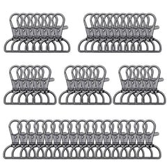 8/15/25/50/80pcs Swivel Snap Hooks D-Ring Keychain Clips Lanyard