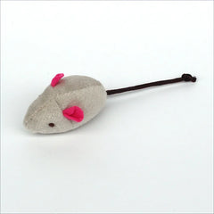 Interactive Catnip-Filled Rattle Mouse Toy for Cats Pretend Fur Design Pre-filled with Catnip for Enhanced Play Pet Game