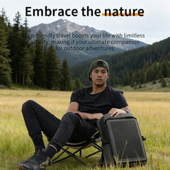 APH-S12 Outdoor Emergency Solar 30W 35L Waterproof Charging Backpack Portable Power Supply for Hiking and Travel